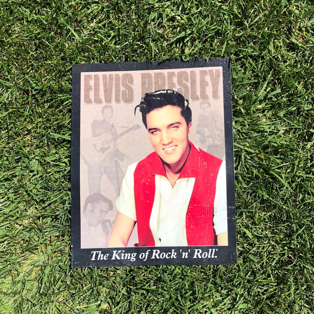 Elvis Presley tin portrait wall art